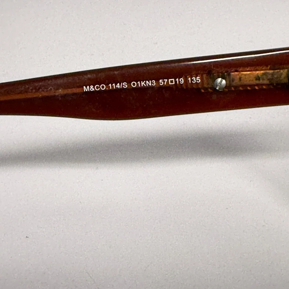 MAX&Co M&CO.114/S‎ Brown Grey Square Eyeglasses Frames 57-19-135 O1KN3
